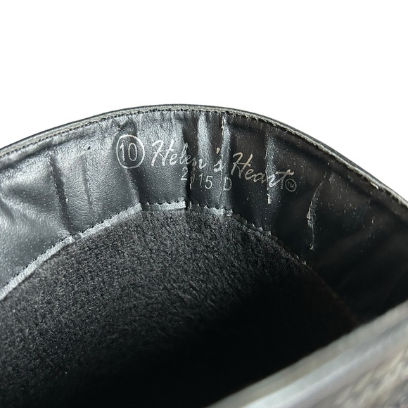 Helens Heart Short Bling & Embroidered boots Size 10 - Picture 9 of 11